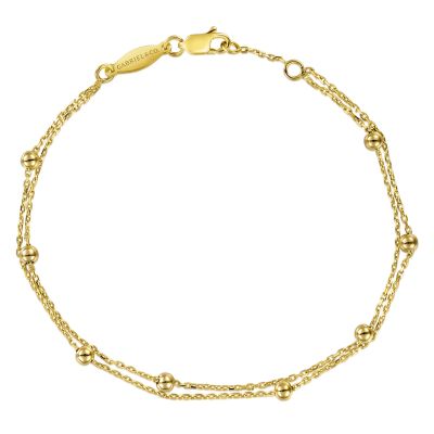 Gabriel Bead Station Double Strand Bracelet