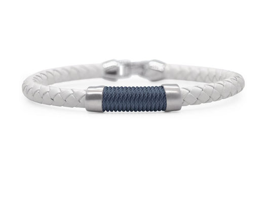 Alor Leather & Twisted Cable Bracelet