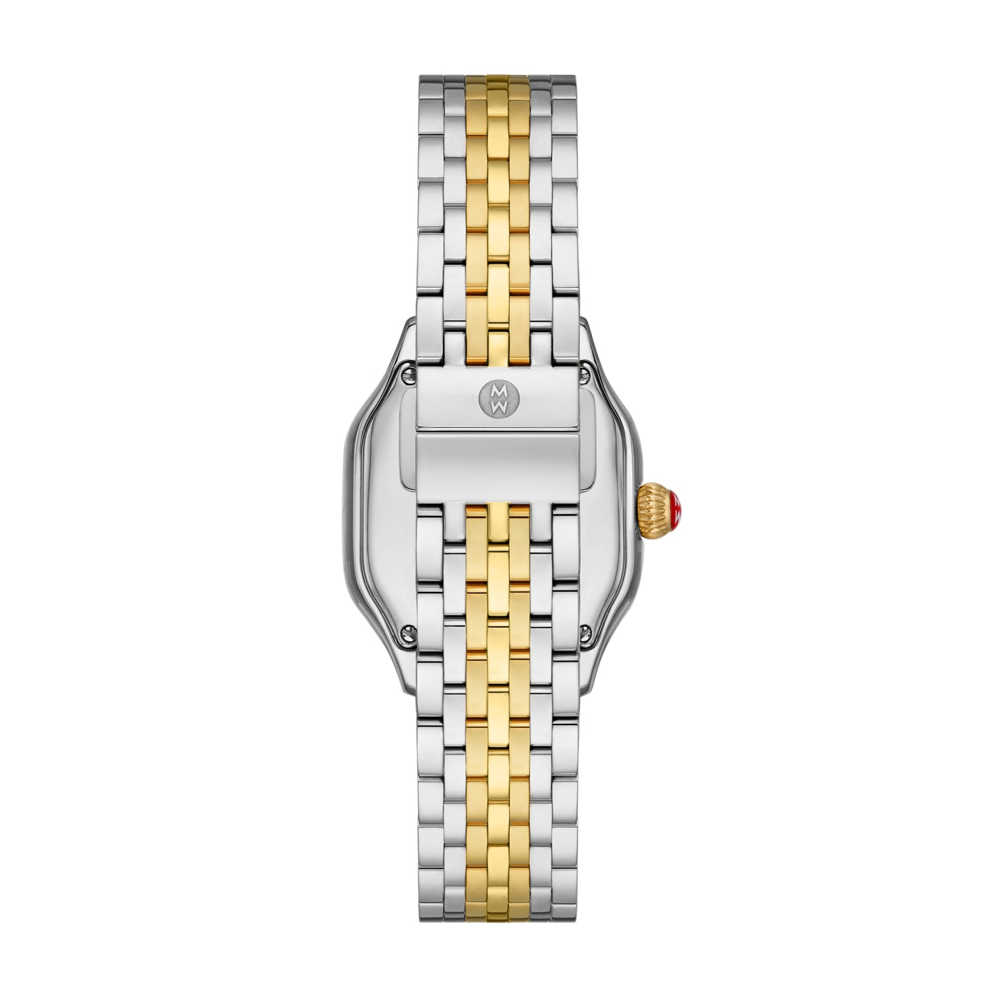 Michele Meggie 18K Two-Tone Gold-Plated Diamond Dial Watch