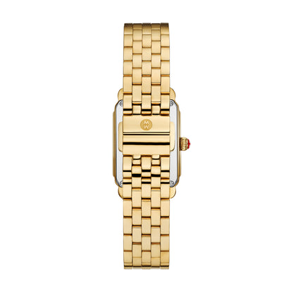 Michele Deco Park 18K Gold-Plated Watch