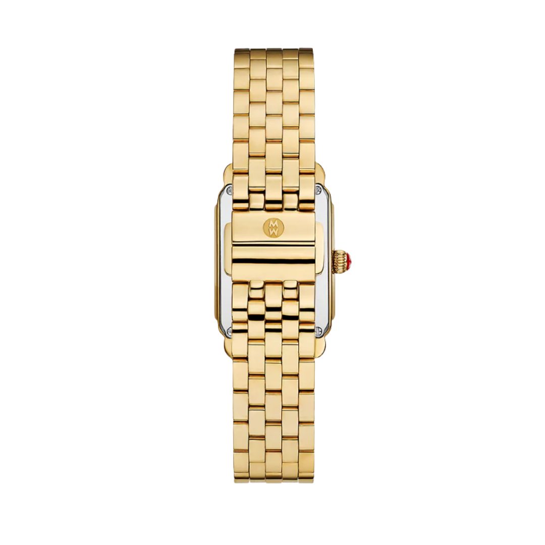 Michele Deco Park 18K Yellow Gold-Plated Watch