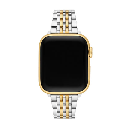 Michele Two Tone Stainless Steel Strap