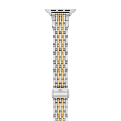Michele Two Tone Stainless Steel Strap