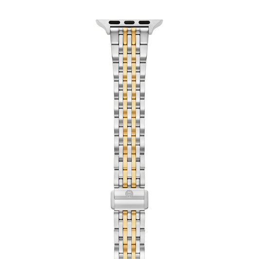 Michele Two Tone Stainless Steel Strap