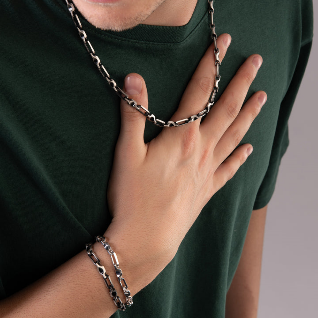 Desmos Sterling Silver Bracelet