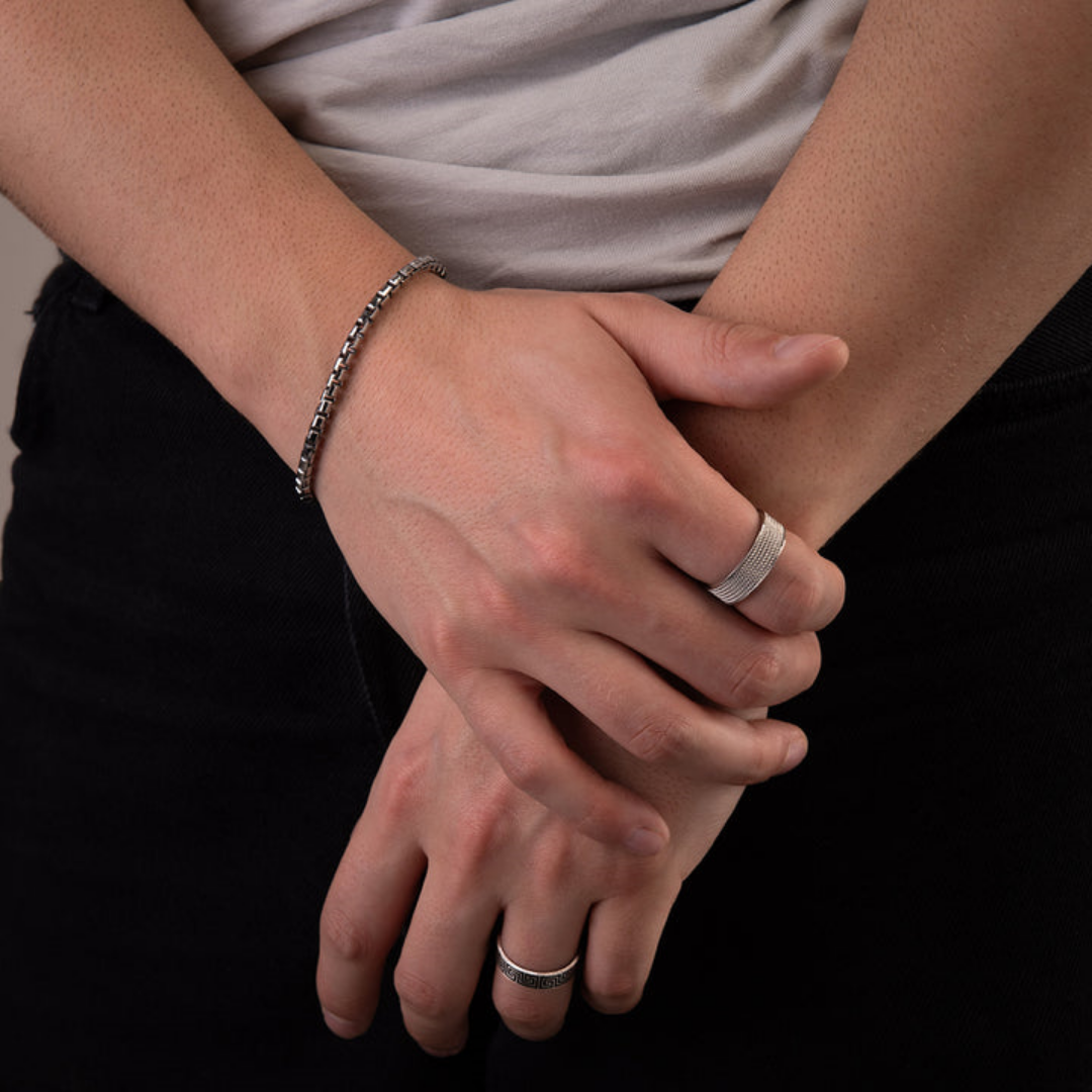 Desmos Sterling Silver Bracelet