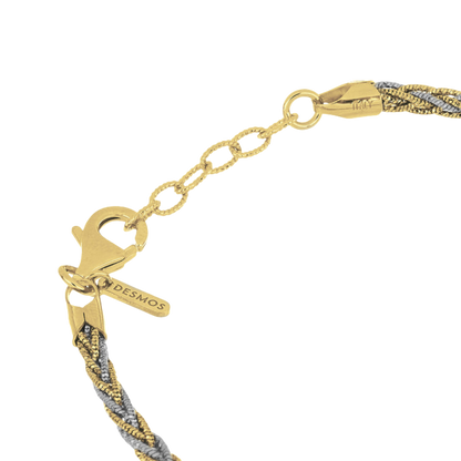 Desmos Multistrand Wheat Bracelet