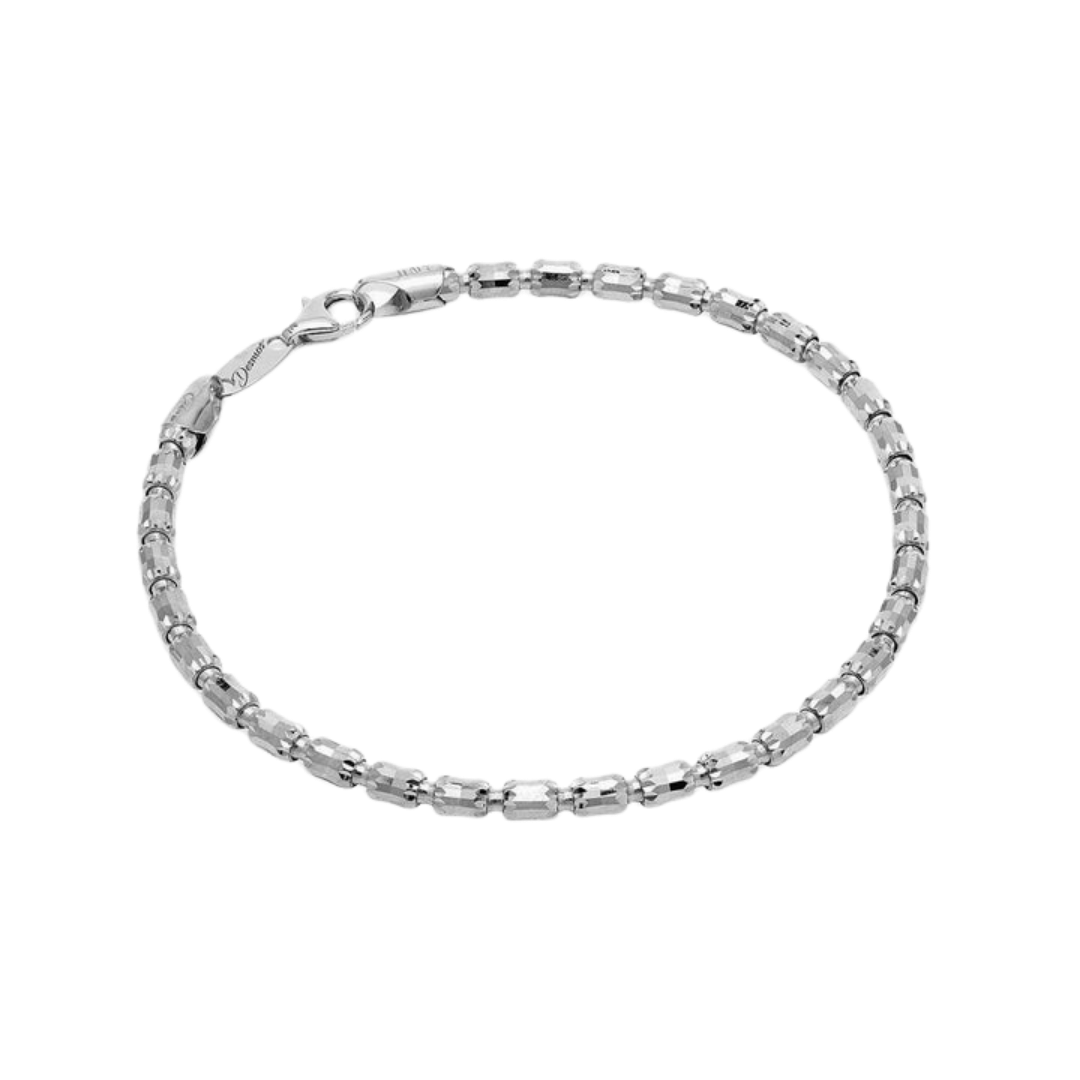 Desmos Barrel Crystal Bead Bracelet