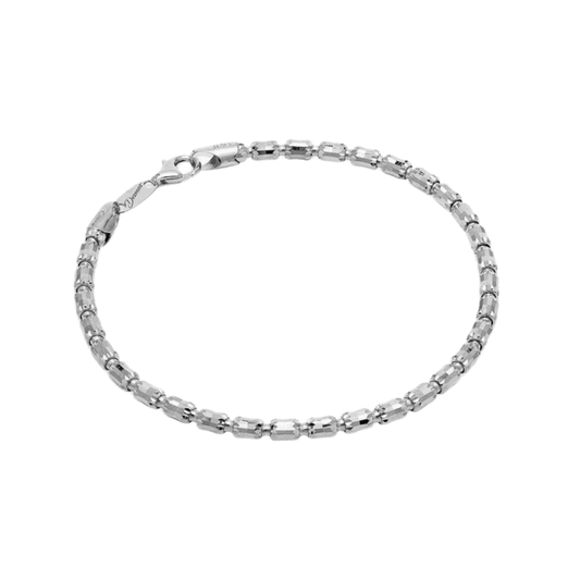 Desmos Barrel Crystal Bead Bracelet