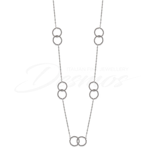 Desmos Sterling Silver Link Necklace