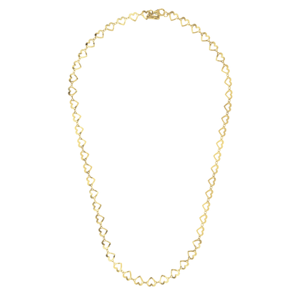 Desmos Gold-Plated Sterling Silver 16" Arte Cuore Necklace