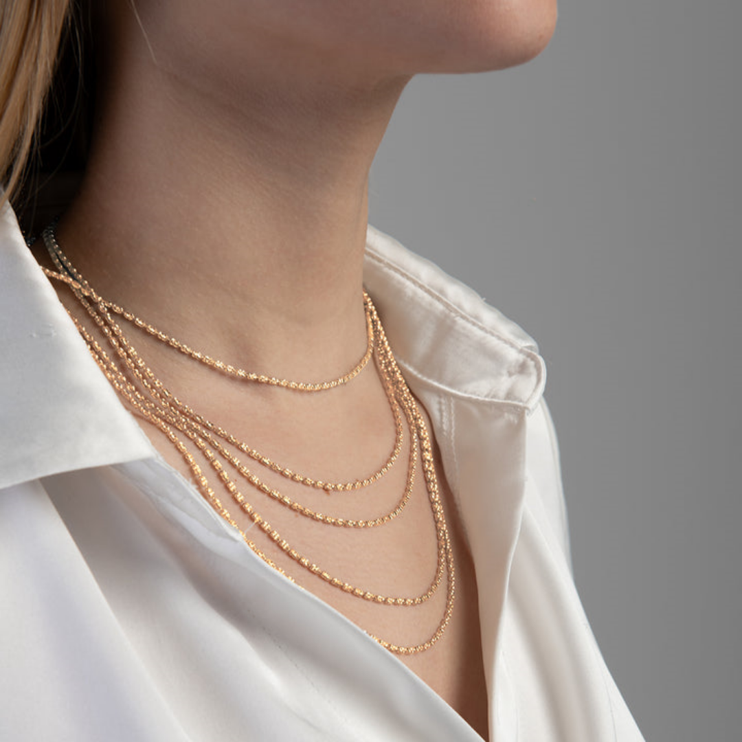 Desmos 18K Yellow Gold Plated Necklace