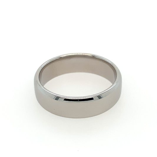 Estate 14k Gold White Gold Band
