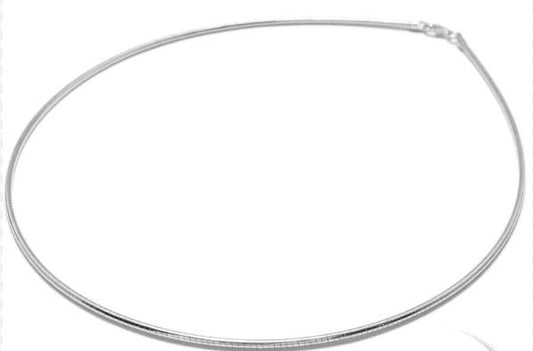 Estate 14K Gold Rounded Omega Chain