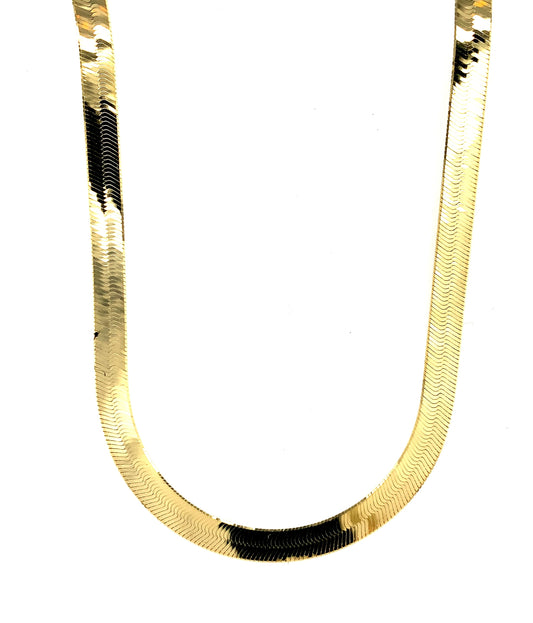 Estate 14K Gold Herringbone Chain