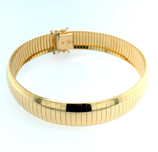 Estate 14K Gold Omega Bracelet
