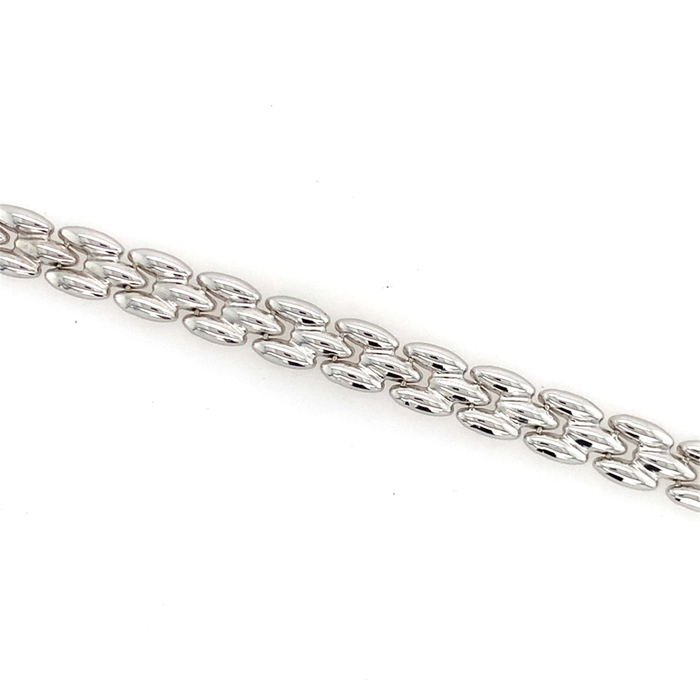 Estate 14K Gold Brick Style Bracelet