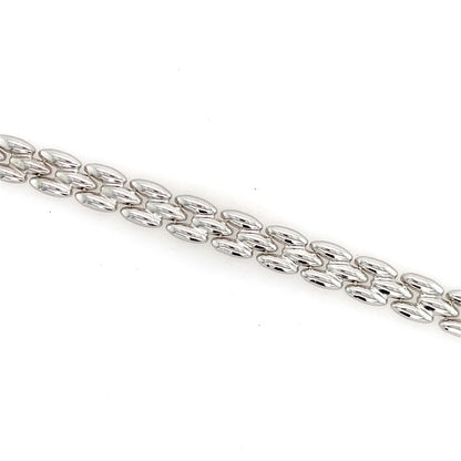 Estate 14K Gold Brick Style Bracelet