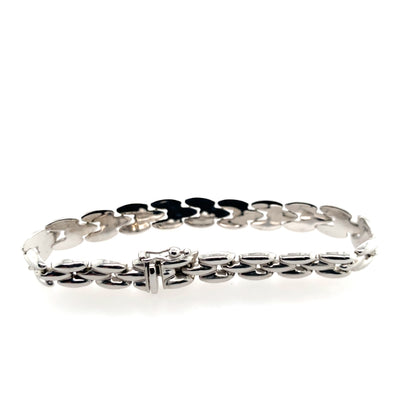 Estate 14K Gold Brick Style Bracelet