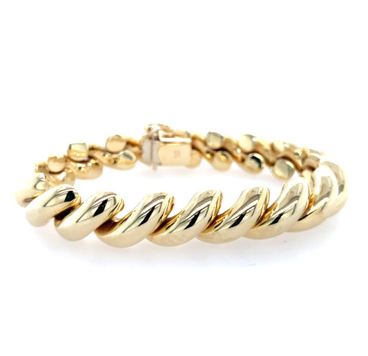 Estate 14K Gold San Marco Bracelet