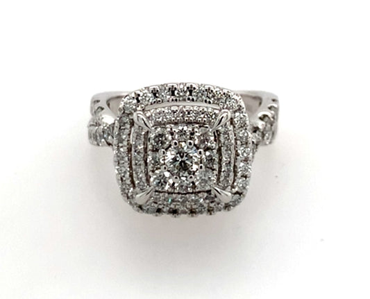 Estate 10K Gold Diamond Ring