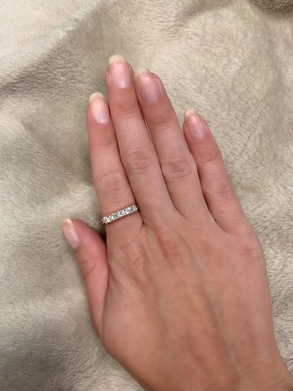 Estate Diamond 5 Stone Anniversary Ring