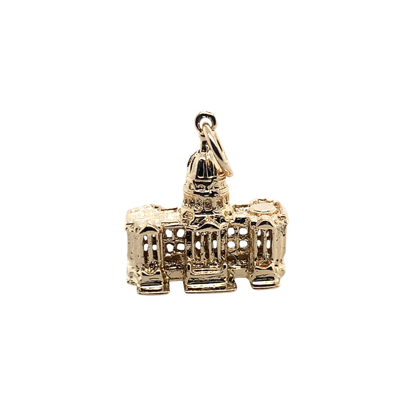 Estate 14K Yellow Gold United States Capitol Charm