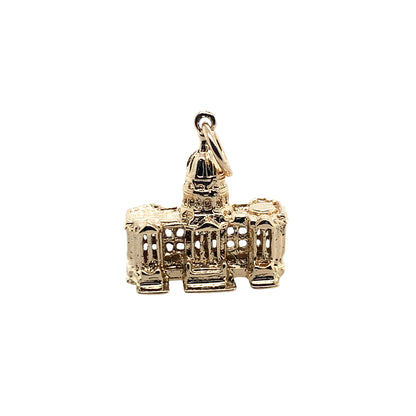 Estate 14K Yellow Gold United States Capitol Charm