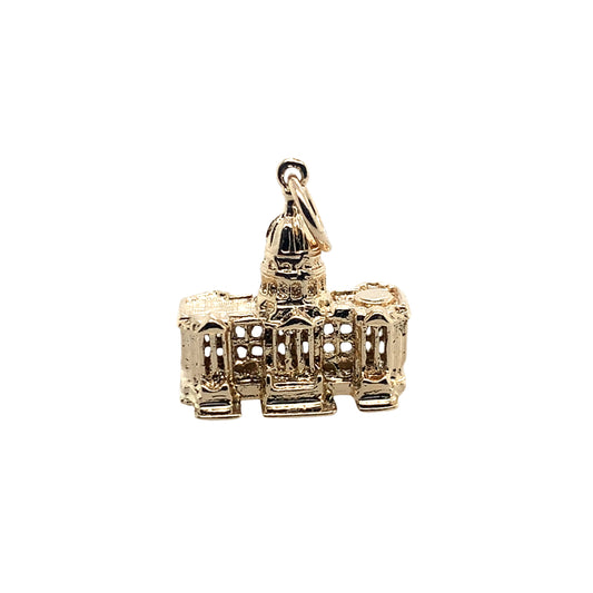 Estate 14K Yellow Gold United States Capitol Charm