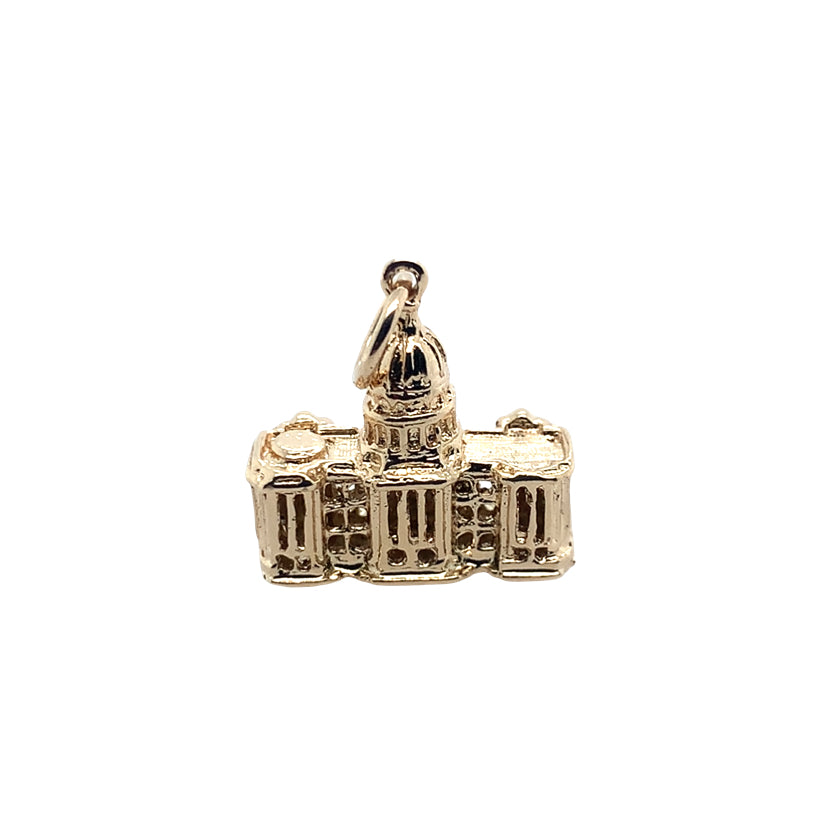Estate 14K Yellow Gold United States Capitol Charm