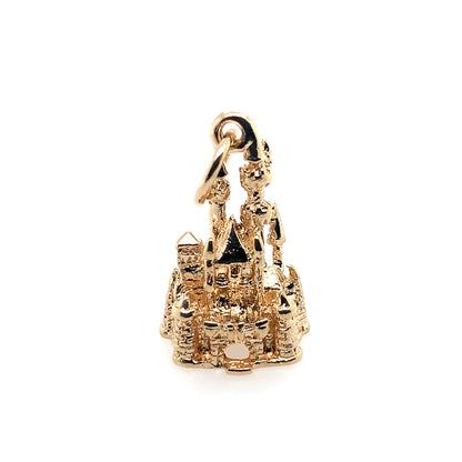 Estate 14K Yellow Gold Disneyland Castle Charm