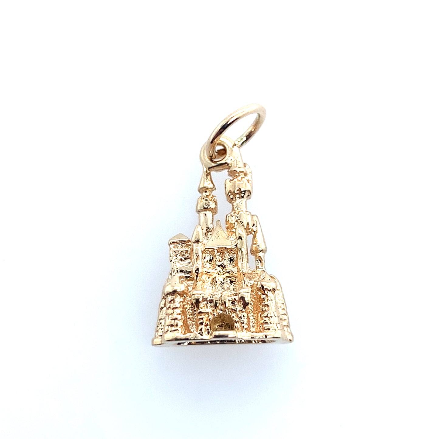 Estate 14K Yellow Gold Disneyland Castle Charm