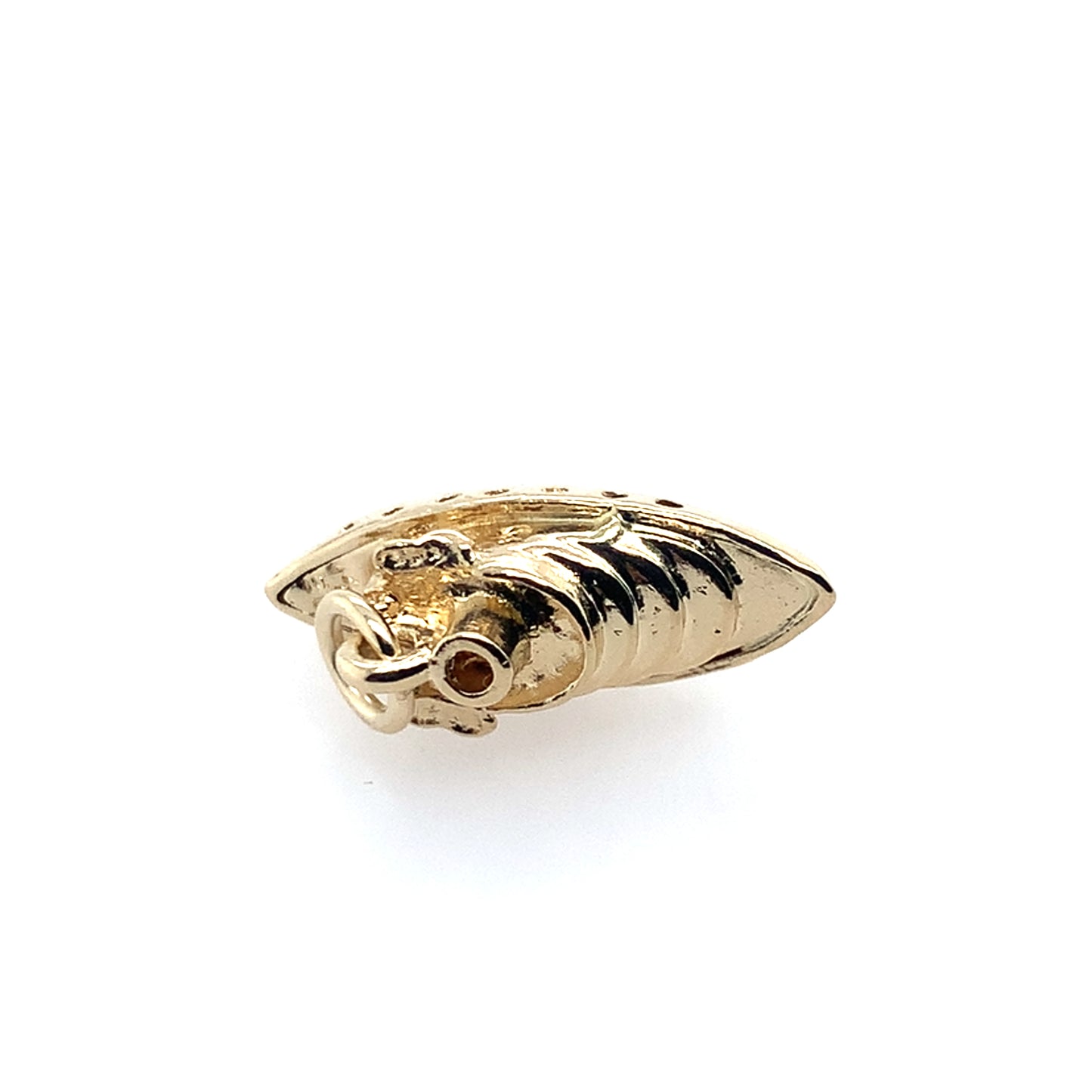 Estate 14K Yellow Gold Niagara Falls Canada Ship Charm