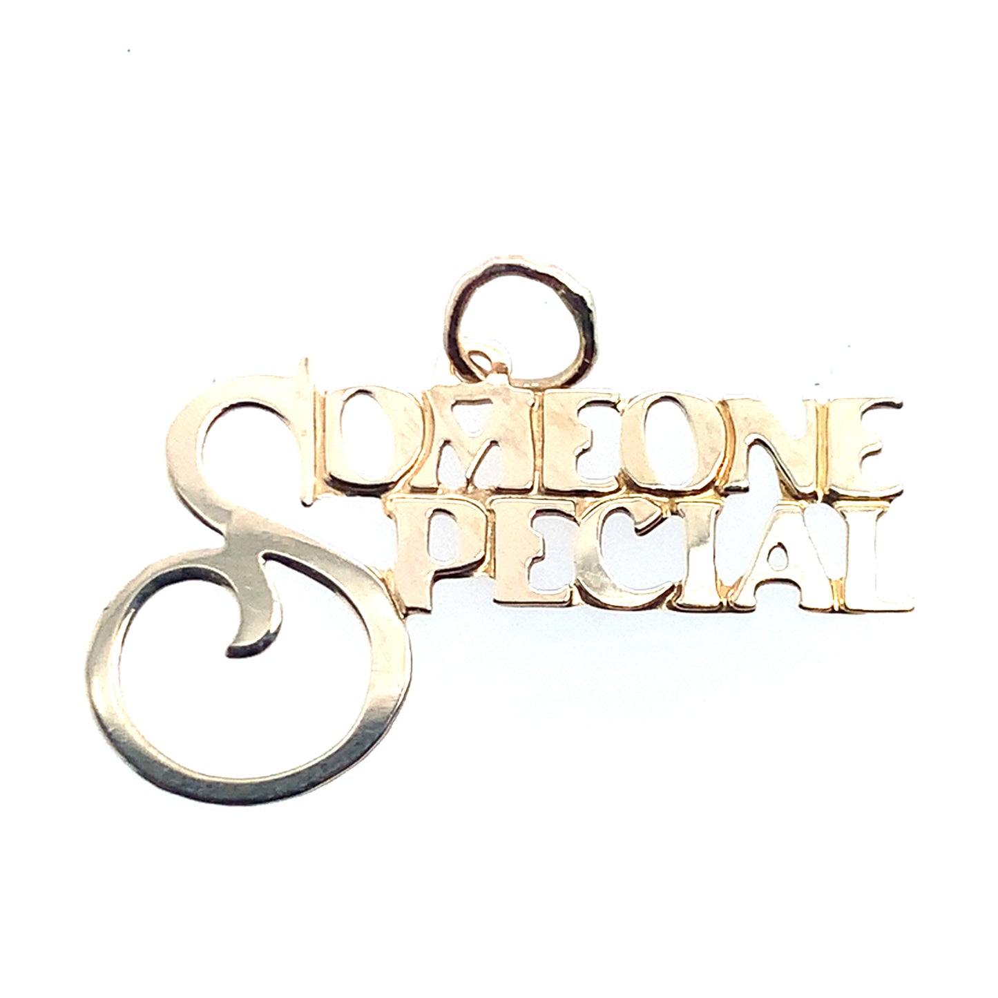 Estate 14K Yellow Gold "Someone Special" Pendant