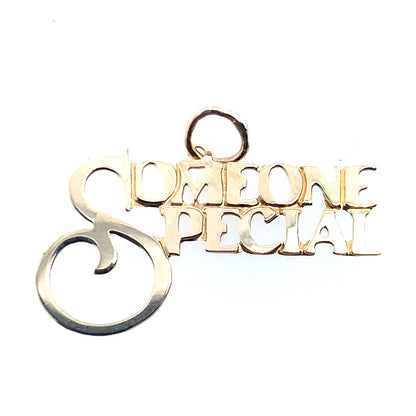 Estate 14K Yellow Gold "Someone Special" Pendant