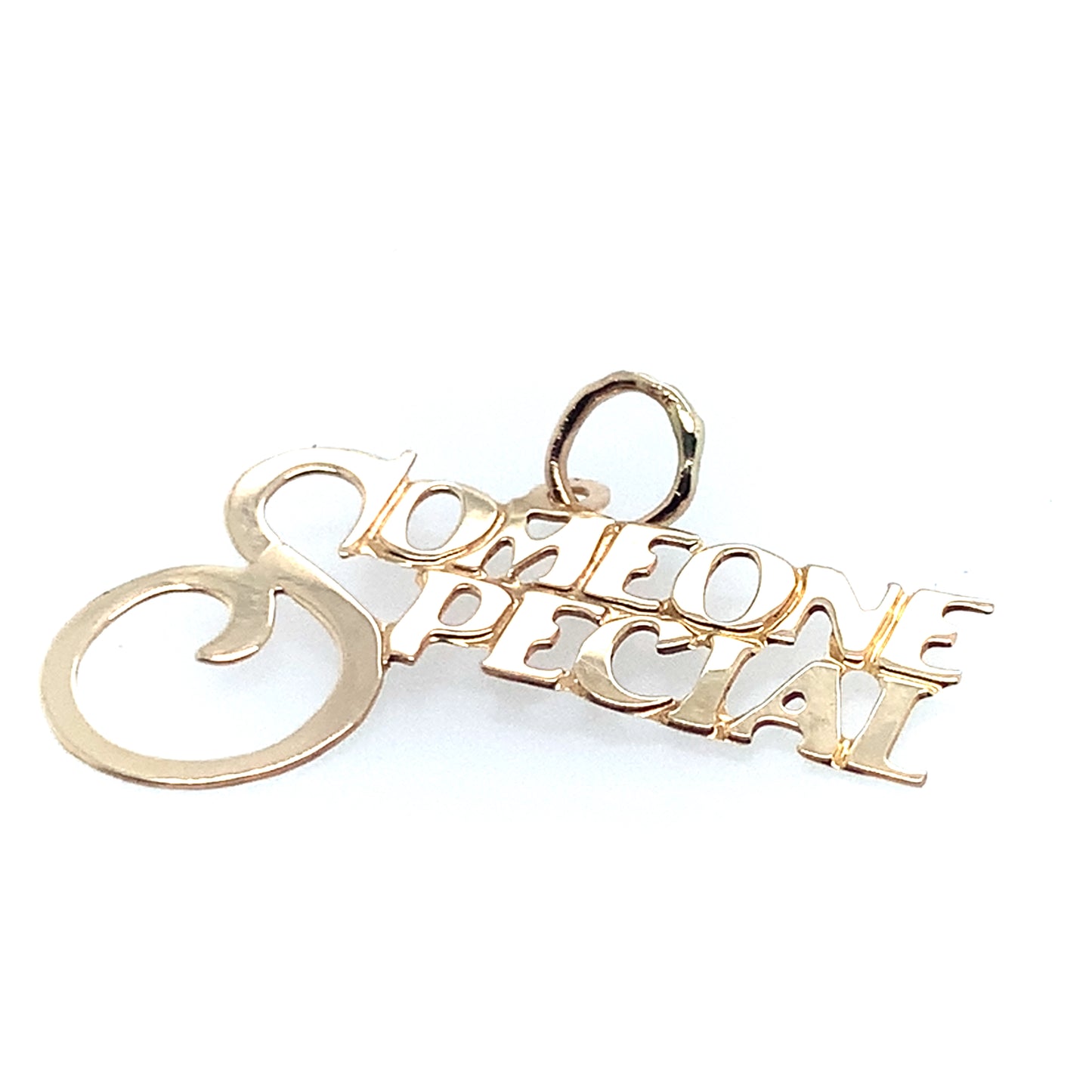 Estate 14K Yellow Gold "Someone Special" Pendant