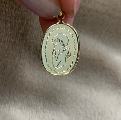 Estate 18K Gold Angel Charm