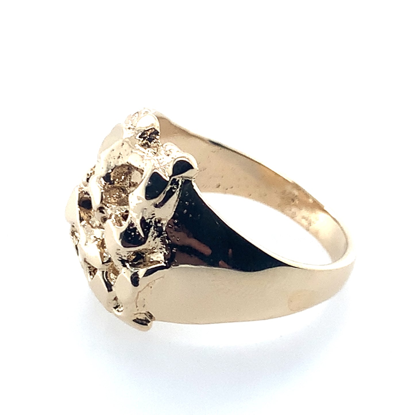 14K Yellow Gold Nugget Ring **Final Sale No Warranty**