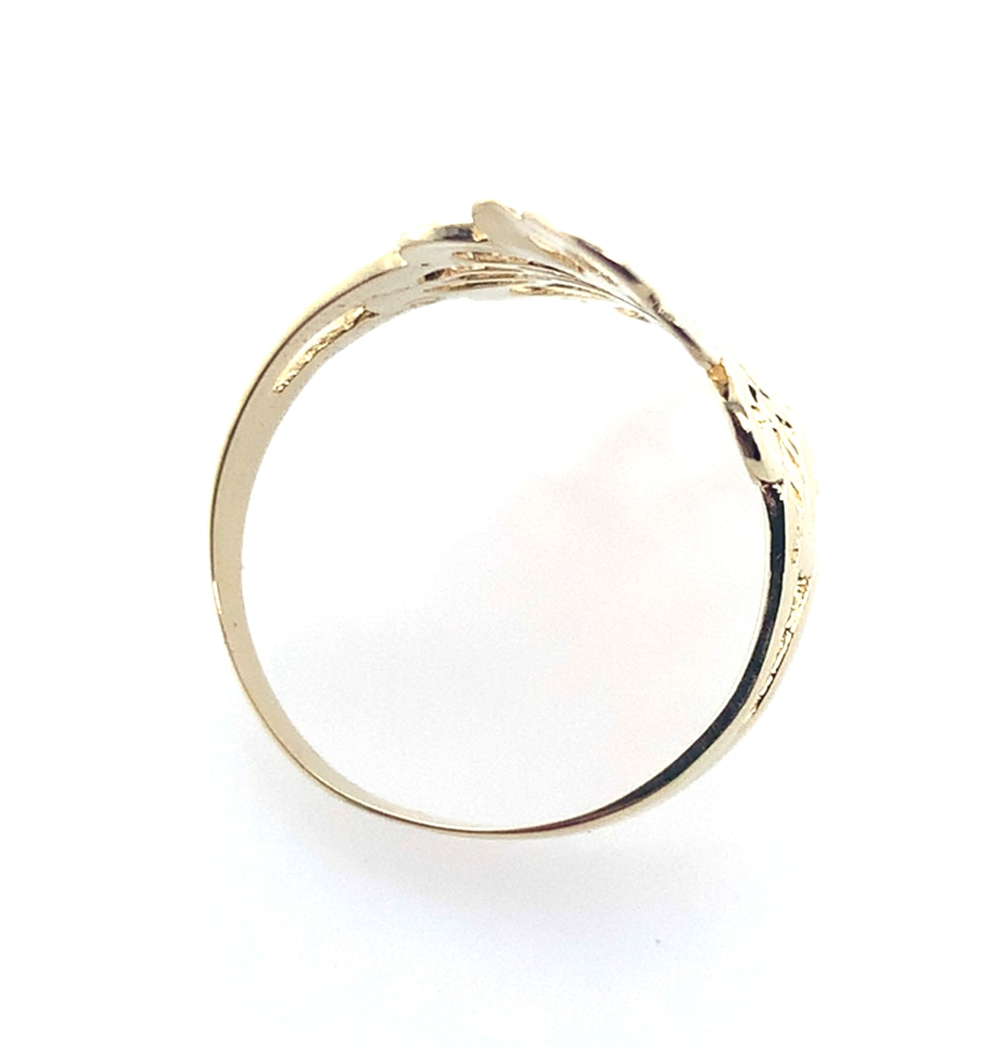14K Yellow Gold Filigree Ring **Final Sale No Warranty**