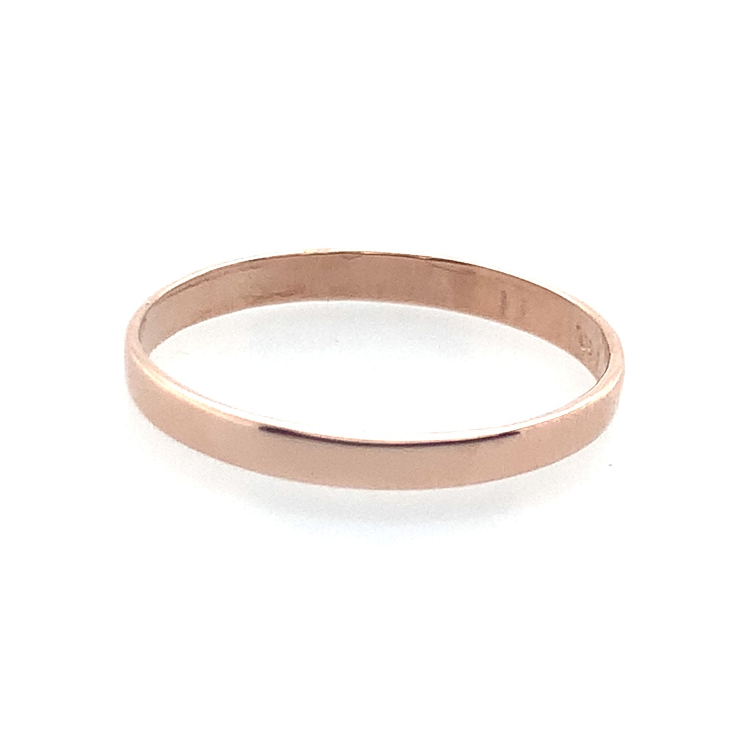 14K Rose Gold 2Mm Band Size 4 **Final Sale No Warranty**