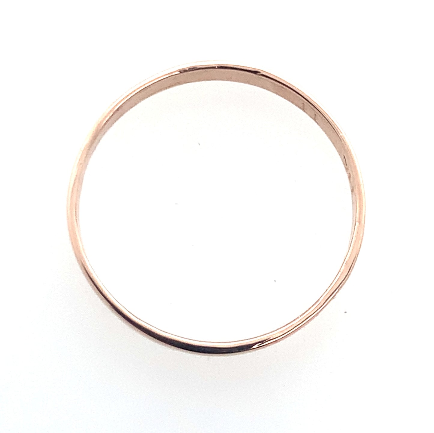 14K Rose Gold 2Mm Band Size 4 **Final Sale No Warranty**