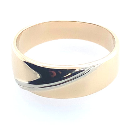 14K Yellow Gold Gents Band **Final Sale No Warranty**