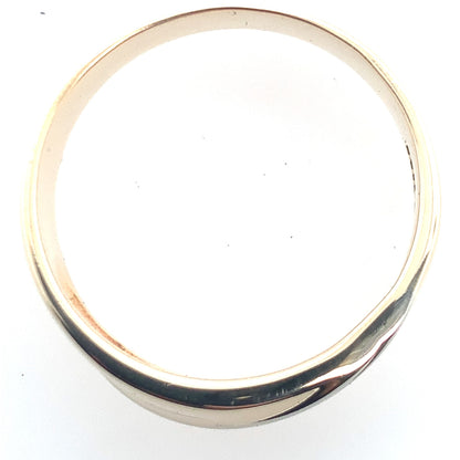 14K Yellow Gold Gents Band **Final Sale No Warranty**