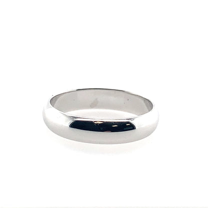 14K White Gold Band Size 7.5 **Final Sale No Warranty**
