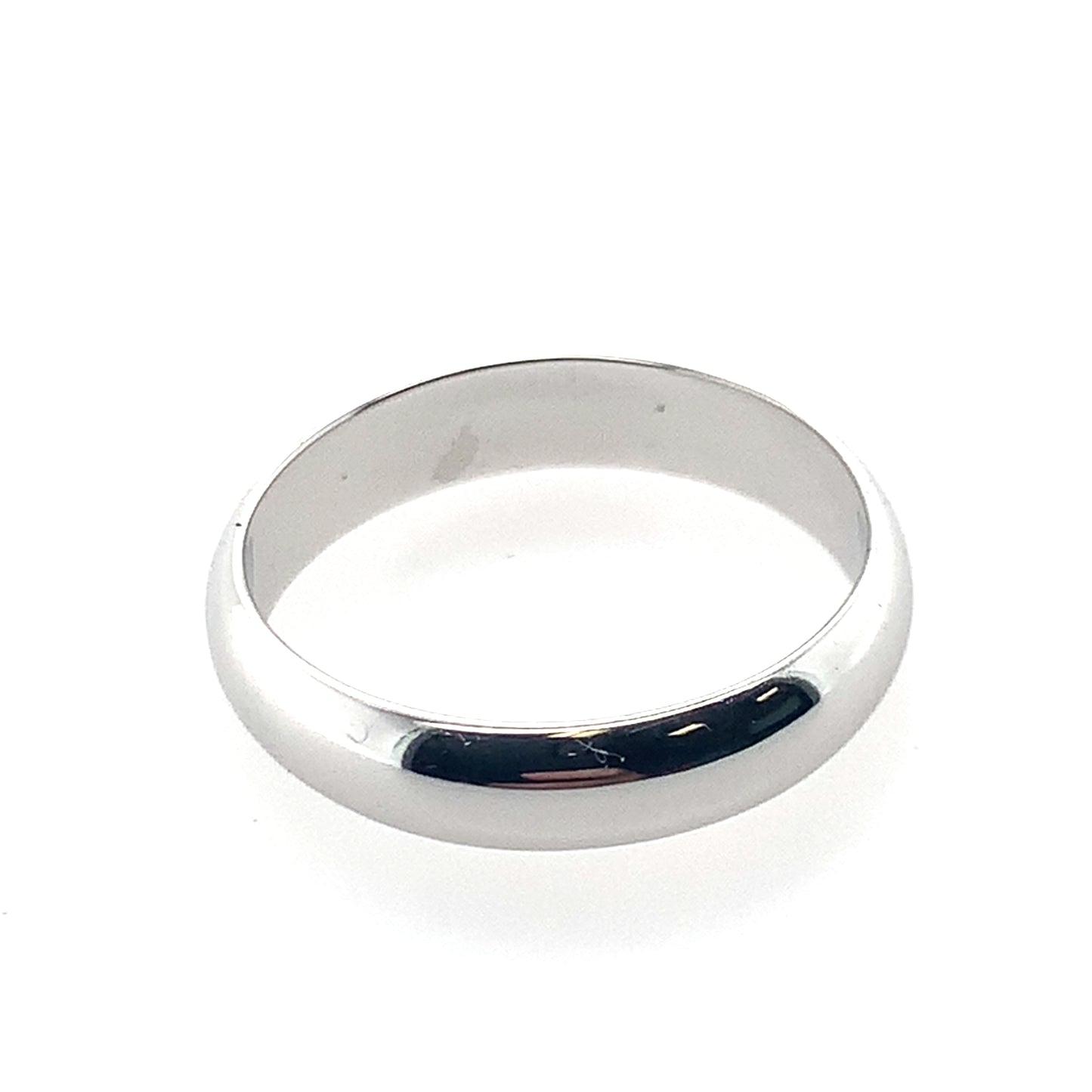 14K White Gold Band Size 7.5 **Final Sale No Warranty**