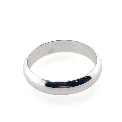 14K White Gold Band Size 7.5 **Final Sale No Warranty**