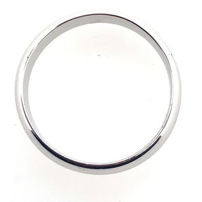 14K White Gold Band Size 7.5 **Final Sale No Warranty**