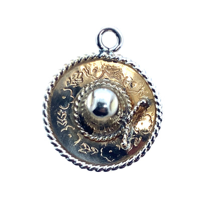 Estate 14K Yellow Gold Sombrero Hat Charm **Final Sale No Warranty**