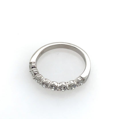 Estate 14K White Gold Single Prong Diamond Ring