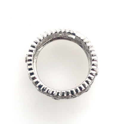 Estate 14K White Gold 10Mm Edwardian Antique Style Ring  **Final Sale No Warranty**